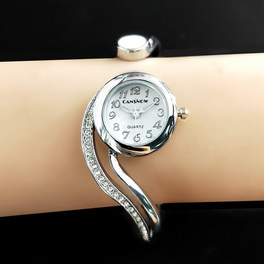 Diamond Strap Small Dial Ladies Bracelet Watch