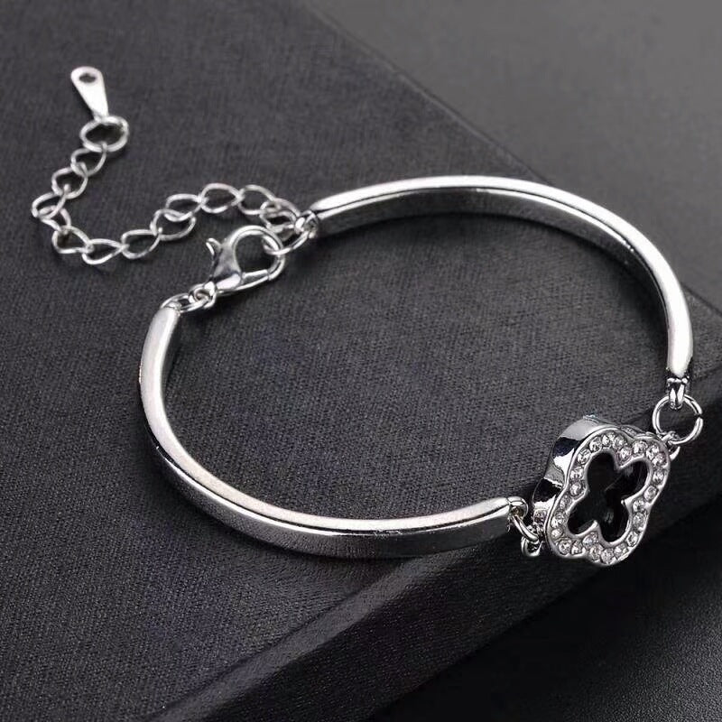 Japan And South Korea Night Market Zircon Bracelet Jewelry Yiwu Explosions Diamond Crystal Bracelet Women's Combination Wholesale Foreign Trade